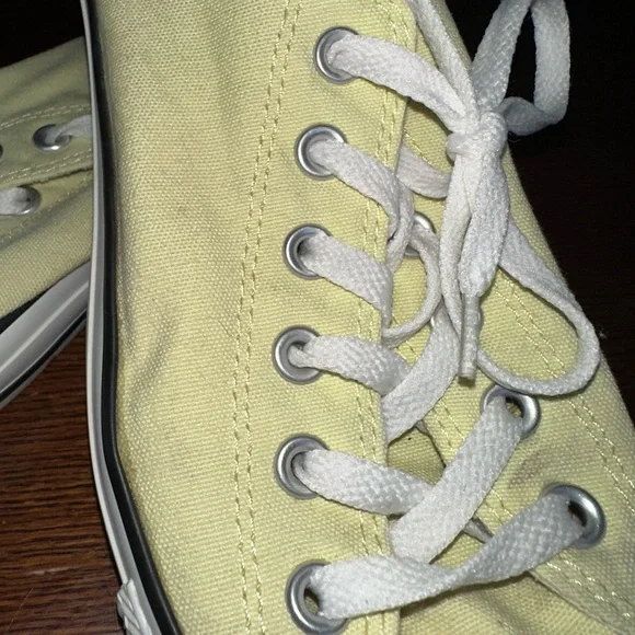 Classic Yellow Canvas Sneakers - Picture 2 of 2